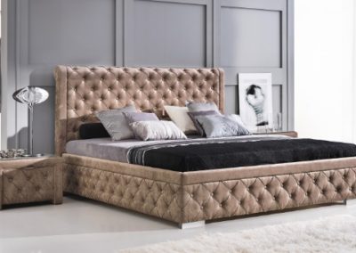 2 NEW ELEGANCE łóżko tapicerowane 12 ROMA