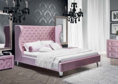 2 NEW ELEGANCE łóżko tapicerowane 10 GLAMOUR