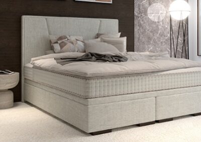 2 bed design łóżko valerio