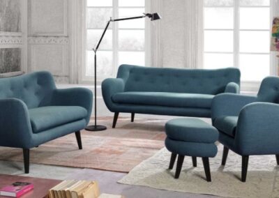 3 BYDGOSKIE MEBLE model 7 GEORGE sofa fotel